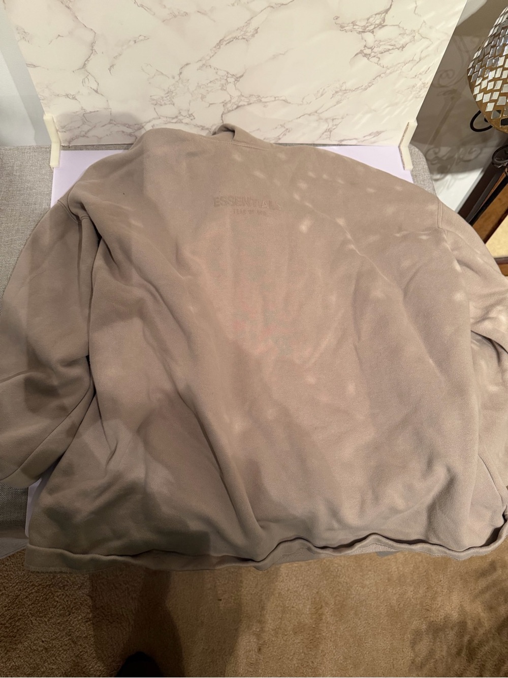 Fear of God Taupe Lightweight Fleece Jacket